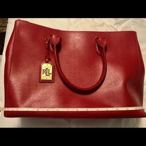 Ralph Lauren tote. Perfect condition inside & out